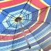 Пляжна садова парасолька 2.5 м Best-13 Смужки №3 Anti-UV з нахилом різнобарвний