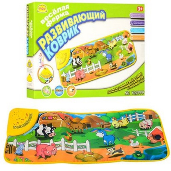 / Коврик розвивающий "Ферма" музыка, подсветка