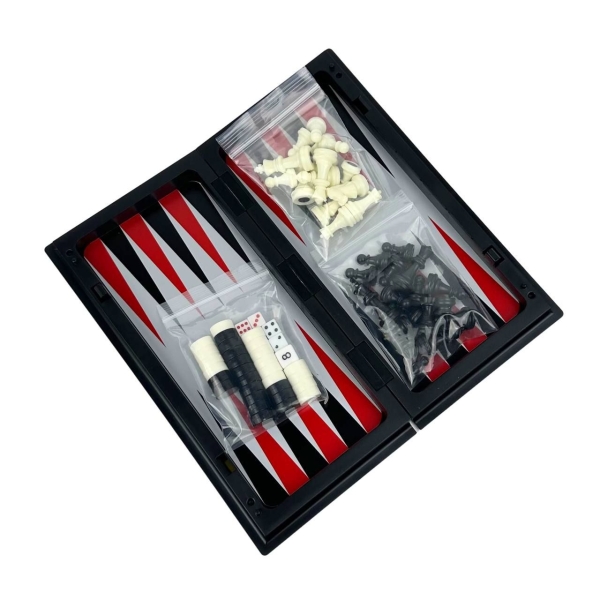 Гральний набір 20160 шахи шашки нарди 20 х 20 см