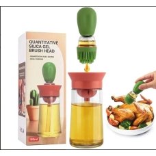 / Диспенсер для оливкової та олії масляна банка з пензликом 180 мл пляшка для олії, оцту