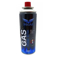 Газовий балон туристичний PEGAS 220 г -30°C+40°C
