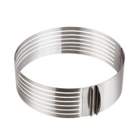 Форма розсувна для нарізки коржів Зебра ∅ 25 -30 см ( шт ) 0638 new