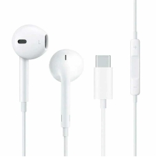 Навушники дротові вкладки WIWU EB307 Solobuds Type-C з мікрофоном білий