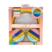 Навушники дитячі бездротові накладні POP IT Rainbow Headset 950BT FM MP3 Bluetooth жовтий