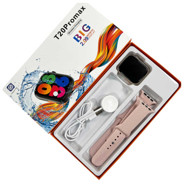 Смарт-годинник BIG T20 Pro Max IP67+GPS Pink new