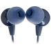 Навушники дротові вакуумні JBL C50HI AUX з мікрофоном синій