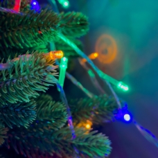 Світлодіодна гірлянда-нитка прозорий дріт 360 LED Euro Led ліхтарики 30 м 8 режимів мульти
