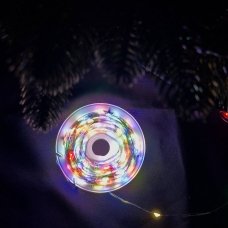 Гірлянда Роса нитка 1000 LED довжина 100 м від мережі, мультиколор new