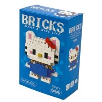 Конструктор піксельний Bricks 1018-C Hello Kitty 136 деталей