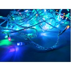 / Світлодіодна гірлянда-нитка прозорий дріт 270 LED Euro Led 22.5 м 8 режимів мульти