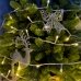 Світлодіодна гірлянда-нитка прозорий дріт 360 LED Euro Led 30 м 8 режимів теплий білий