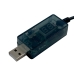 Кабель для роутера USB/DC connector 1 м 9 V/12 V чорний