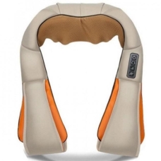 Масажер комір Massager of Neck Kneading роликовий бежевий
