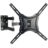 Кронштейн для телевізора 14"-55" Home Design HDL-117B-2 з нахилом та поворотом чорний