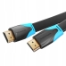 Кабель HDMI/HDMI 1.5 м Vention VAA-B02-L150 v2.0 чорний
