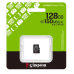 Карта пам'яті 128 GВ Kingston Canvas Select Plus Gen3 МicroSDXC UHS-I Сlass 10 A1 чорний
