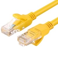 Кабель мережевий RJ-45/RJ-45 1 м UGREEN NW103 жовтий