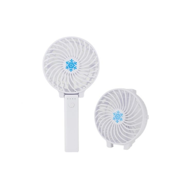 Вентилятор портативний Handy Mini Fan діаметр 10 см білий