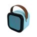 Колонка портативна з 2 мікрофонами Mini K12 Bluetooth LED блакитний