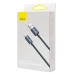 Кабель USB/Apple Lightning 1.2 м Baseus Crystal Shine 2.4 А чорний