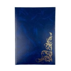 Папка спеціальна А4 тиснення Візерунок синій