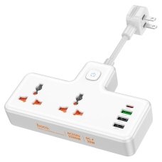 Мережевий подовжувач HOCO AC12 Reise 2-position expansion socket(PD30W/1C3A) (US) White new