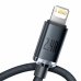 Кабель USB/Apple Lightning 1.2 м Baseus Crystal Shine 2.4 А чорний Кабель USB/Apple Lightning 1.2 м Baseus Crystal Shine 2.4 А чорний