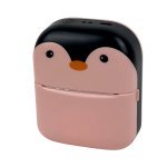 Дитячий портативний міні-принтер 2212-2024 чорний з рожевим