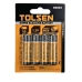 Батарейка пальчикова АА Tolsen Super Alkaline LR6 лужна