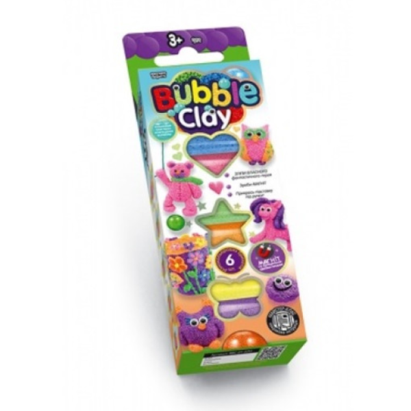 Набір креативної творчості "BUBBLE CLAY" укр (30), BBC-01-01U,02U new