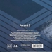 Блокнот А4 клітинка 96 аркушів Axent 8422-580-A Lines синій