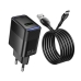 Зарядний пристрій з кабелем USB/Type-C 1 м HOCO CS111A Lounge 22.5 W чорний Зарядний пристрій з кабелем USB/Type-C 1 м HOCO CS111A Lounge 22.5 W чорний