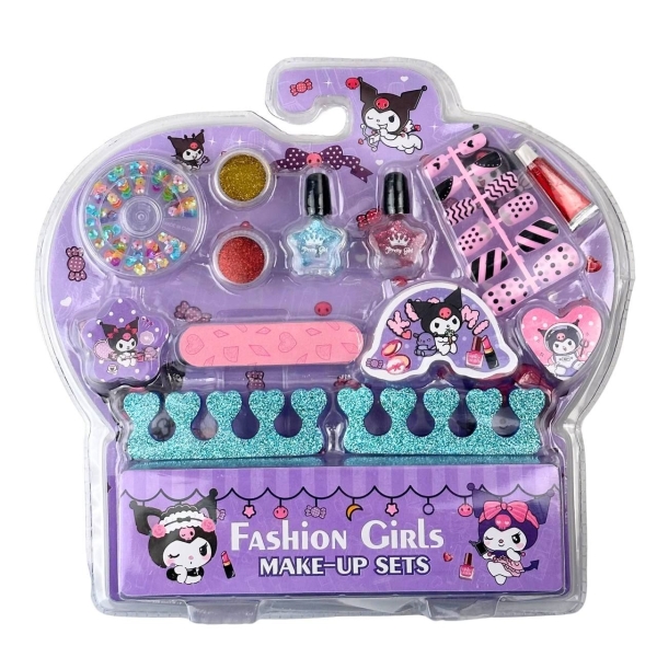 Набір для дитячого манікюру Куромі 1767-4D фіолетовий