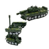 Робот-трансформер Танк XY778-3E інерційний 14 см хакі