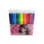 Фломастери 18 кольорів Josef Otten 828-18LA Дівчинка з метеликами