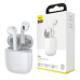 Навушники бездротові вкладки Baseus Encok W04 Bluetooth білий