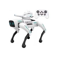 Робот-собака на радіокеруванні 32 см Mech Guardian QF660-2 на акумуляторі звукові ефекти білий