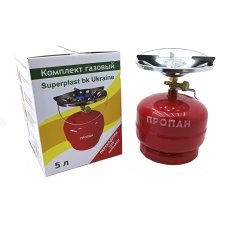 / Балон газовий туристичний з горілкою Кемпінг 5л