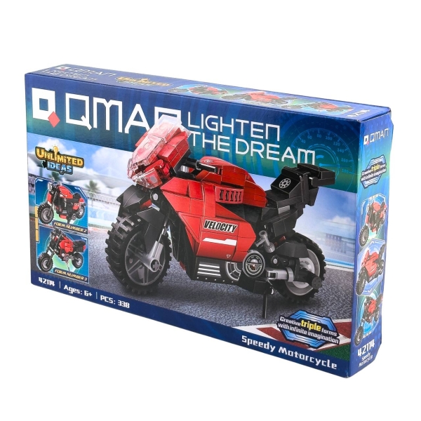 Конструктор Qman 42114 Мотоцикл 338 деталей