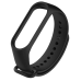 Ремінець для фітнес-браслета Fitness band М4-A/M4/M5 силікон чорний
