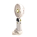 Вентилятор портативний Mini fan AND XL-880 діаметр 9 см з підставкою для телефону та дисплеєм білий