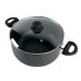 Каструля антипригарне покриття Empire EM-7330 Стон з кришкою 10 л чорний Каструля антипригарне покриття Empire EM-7330 Стон з кришкою 10 л чорний