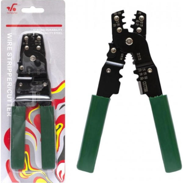 Кліщі обтискні для зачистки дроту 729-24 new