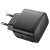 Зарядний блок живлення 2хType-C HOCO CS62A Bright 45 W 2.4 A чорний Зарядний блок живлення 2хType-C HOCO CS62A Bright 45 W 2.4 A чорний