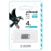 Флеш пам'ять USB 4 GВ Wibrand Hawk USB 2.0 сріблястий