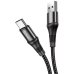 Кабель USB/Type-C 1 м Hoco X50 Excellent 3 А чорний