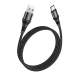 Кабель USB/Type-C 1 м Hoco X50 Excellent 3 А чорний