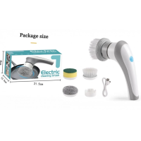 Електрична щітка Cleaning Brush 3 НАСАДКИ +ЮСБ 904-12 new