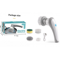 Електрична щітка Cleaning Brush 3 НАСАДКИ +ЮСБ 904-12 new