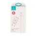 Зарядний пристрій з кабелем USB/Apple Lightning 1 м Usams T21 5 V 2.1 A білий